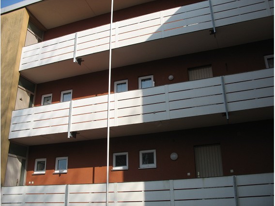 Laubengänge und Balkone Nordring